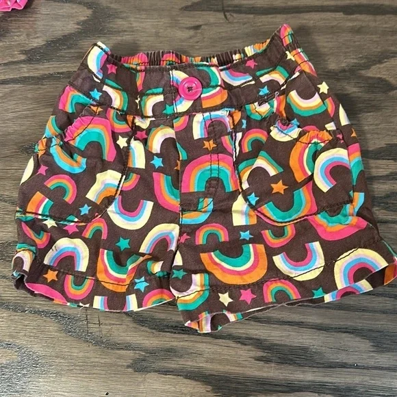 Toddler Girls Patterened Shorts - 3T - Picture 4 of 8